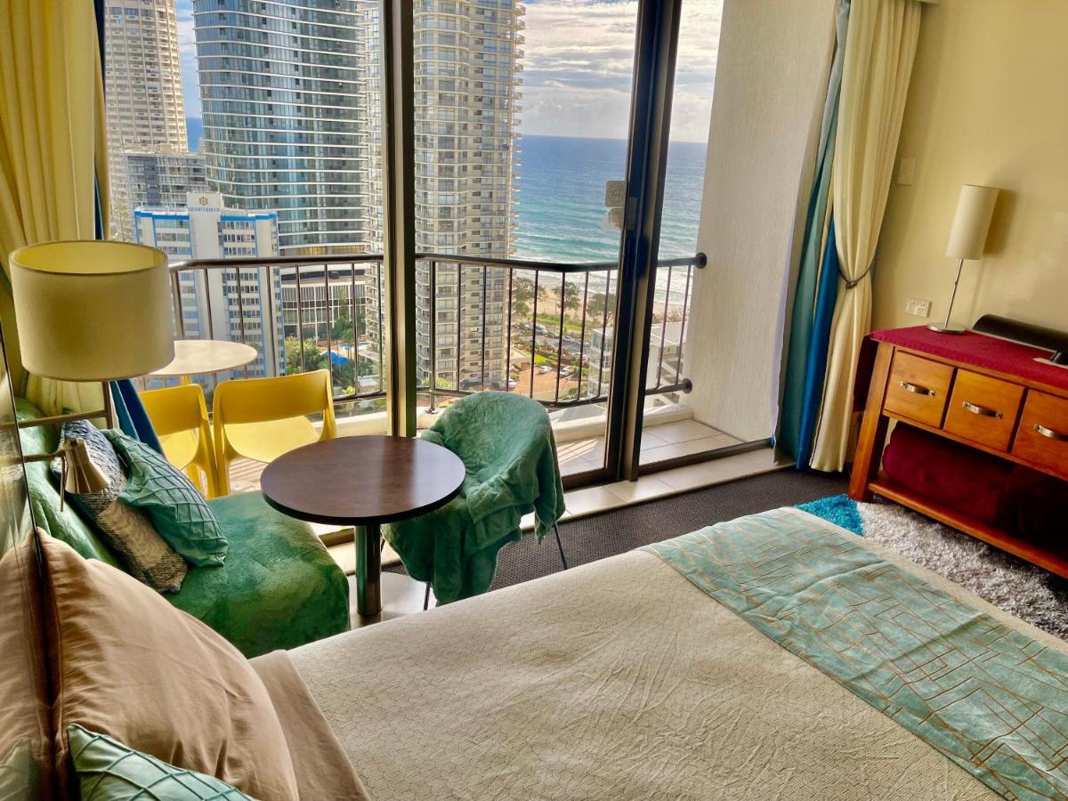 High Floor Ocean View At Surfers Paradise - Hotel Studio Gold Coast Exterior photo